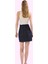 Kadın Denim Mini Etek Pamuk A Line Yüksek Bel Büzgülü Rahat Günlük Yaz Aylarının Vazgeçilmezi 3