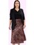 Kadın A Line Midi Etek Leopar Desenli Polyester Dokuma Kumaş Günlük Stil Dayanıklı Malzeme 1