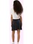 Kadın Modal Örme Mini Etek Rahat Skater Kalıp Günlük Kullanım Hafta Sonu Dayanıklı Malzeme 3