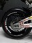 Honda 600RR Jant Içi Yazılı Iki Renk Jant Sticker Etiket Modeli 1
