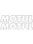 Motul Yazılı Mini Sticker Etiket Modeli 1