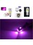 ( 2 x Adet ) 1 Takım T4 53 & H6 LED Ampul Gösterge Gündüz Sürüş Park Ampulu LED Pembe (Pınk) 1