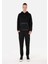 Regular Fit Erkek Siyah Sweatshirt 3