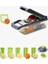 Veggie Slicer Sebze Doğrayıcı 14 In 1 Mutfak Şefi Parçala Dilimle Doğra Rendele 1