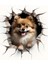 Pomeranian Sevimli, Yapışkanlı, Araba, Laptop Sticker 2