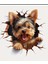 Yorkshire Terrier Eğlenceli Yapışkanlı Araba, Laptop Sticker 3