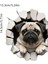 Pug Sevimli,eğlenceli Araba,laptop Sticker 1