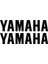 Yamaha Yazılı Mini Sticker Etiket Modeli 1