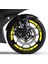 Sarı Yamaha Yzf R25 Geniş Jant Sticker Etiket Modeli 2