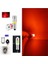 ( 2 x Adet ) 1 Takım T4 53 & H6 LED Ampul Gösterge Gündüz Sürüş Park Ampulu LED Kırmızı (Red) 2