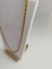 Burgo Model Gold Çelik Kolye 60 cm 2