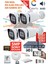 4 Kamera Sesli Güvenlik Seti - 5mp Sony Seculens, 1080P Hd Ahd, Gece Renkli Görüş, 4x Ultra Warm Led, Colorvu Teknolojisi, V2 1