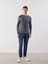 Lcwaıkıkı Classic Bisiklet Yaka Erkek Sweatshirt (W5) 2
