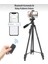 iPhone 13 Pro Uyumlu NP-3180S 129 cm Tripod Bluetooth Kumandalı Profesyonel Tripod 1