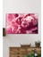 Pembe Şakayık Çiçeği Yatay Cam Tablo, Doğa, Ev ve Ofis Duvar Dekoru, Lüks Hediyelik 2