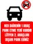 35 x 50 Ikinci Aracı Dışarı Park Ediniz Folyo Baskı Sticker Uyarı Levhası 1