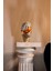 Dekoratif ' Insight Unveiled ' Heykeli Büst Beyaz Heykel Boy 25CM 4