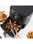 Buffer® Siyah Isıya Dayanıklı Yıkanılabilir Silikon Fırın ve Airfryer Yuvarlak Model Pişirme Matı 23 cm 4