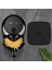 Buffer® Siyah Isıya Dayanıklı Yıkanılabilir Silikon Fırın ve Airfryer Kare Model Pişirme Matı 21,5 cm 3