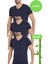 Yıldız Erkek 3 Lü Organik Bambu V Yaka T-Shirt 1