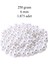 250 Gram 6mm Beyaz Renk Plastik İnci Boncuk Çanta ve Takı Yapım Boncuğu (~1.875 Adet) 1
