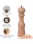 Glıos Natural Ahşap Tuz ve Karabiber El Değirmeni Öğütücü Grinder 22 cm 3