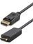 Dısplay To HDMI Kablo 4K 30Hz 1.8m Siyah HDX7796 1