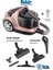 Veyron Pro Rose 850 W Toz Torbasız Kumandalı Kontrol Hepa Filtre Turbo Halı Döver Başlıklı Süpürge + Mini Hav-Yün Temizleyici 1