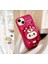 Apple iPhone 15 Pro Max Uyumlu Labubu Kılıf Standlı Yüzüklü Yumuşak Cover 1