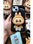 Apple iPhone 13 Uyumlu Labubu Kılıf Standlı Yüzüklü Yumuşak Cover 2