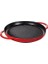Grill Pans Çift Kulplu Döküm Izgara Tava, Kırmızı 2