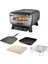 Artisan 4'ü 1 Arada Elektrikli Outdoor Pizza Fırını ve Airfryer - 370°C, 30 cm Pizzalar, Pizzataşı, Tepsi ve Sepetli - Gri 1