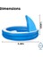 Summer Days Family Pool, 2.41M x 2.41M x 1.40M 2