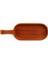 Oval Saplı Ahşap Sunum Tabağı 12X35 cm 2