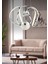 Luxora Model Krom Kaplama 3 Renk Metal Salon Mutfak Oturma Yatak Odası Modern LED Sarkıt Avize 2