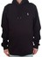 Erkek Kapüşonlu Bağcıklı Kanguru Cepli Siyah Sweatshirt Esk-Plb 1