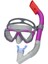 Bestway Dominator Maske Snorkel Set - 24029 1