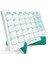 Yeşil Renkli Aylık Planlama 2025 Takvim, 2025 Masa Takvimi, Green Color Monthly Planner Calendar 1