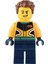 Minifigür - Custom Car Garage Driver Male CTY1536 1