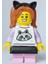 Minifigür - Child - Girl, White Top With Raccoon CTY1643 1