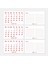2026 Takvimi, 2026 Masa Takvimi Kırmızı Renk, 2026 Calendar, 2026 Desk Calendar Red Color 3