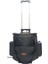 2 Kademeli Tekerlekli Çekcekli Siyah İçi komple köpük Sırt Termal Kurye ve Pıknık Soğutucu Buzluk Çanta 1