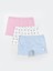 Baskılı Kız Çocuk Boxer 3'lü (W5) 1