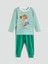 Bisiklet Yaka Baskılı Erkek Çocuk Pijama Takımı (W5) 1