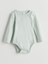 Bisiklet Yaka Baskılı Erkek Bebek Çıtçıtlı Bodysuit 2'li (W5) 2