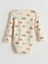 Bisiklet Yaka Baskılı Erkek Bebek Çıtçıtlı Bodysuit 2'li (W5) 4