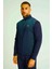 Slim Fit Lacivert Desenli Eşofman Takımı 1