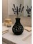 Modern Siyah Delikli Vazo – 3D Baskı Pla+ Malzeme – Minimal Dekoratif Obje 3