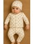 Bebek Pijama Takımı Şapkalı %100 Pamuklu Yusufçuk Desenli 0-1 Yaş 1