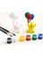Boyanabilir 3D Ayıcık Seti | 10 cm 3D Baskı Figür + 2 Fırça + 6’lı 3m Akrilik Boya 1